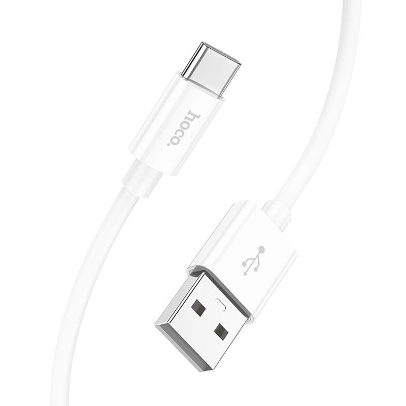 Дата кабель Hoco X87 Magic silicone USB to Type-C (1m) – White. Фото 4 з 6