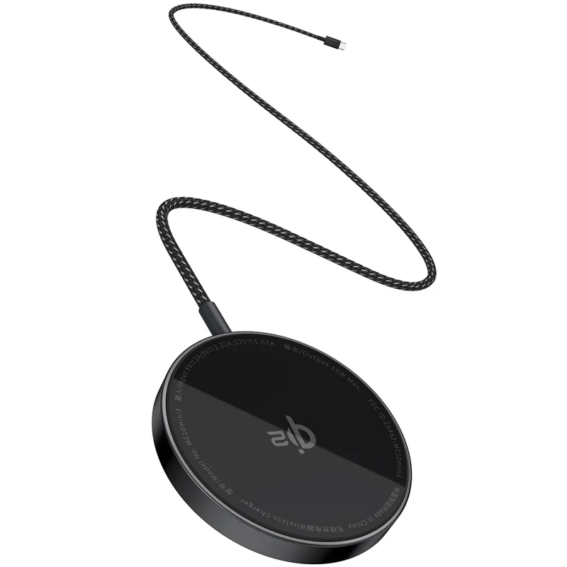 БЗП Baseus Simple Mini4 Air Magnetic Qi2 15W (P102782) – Cluster Black. Фото 4 з 4