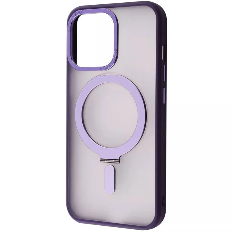 

TPU+PC чехол WAVE с кольцом и MagSafe на Apple iPhone 14 Pro (6.1") (Purple)