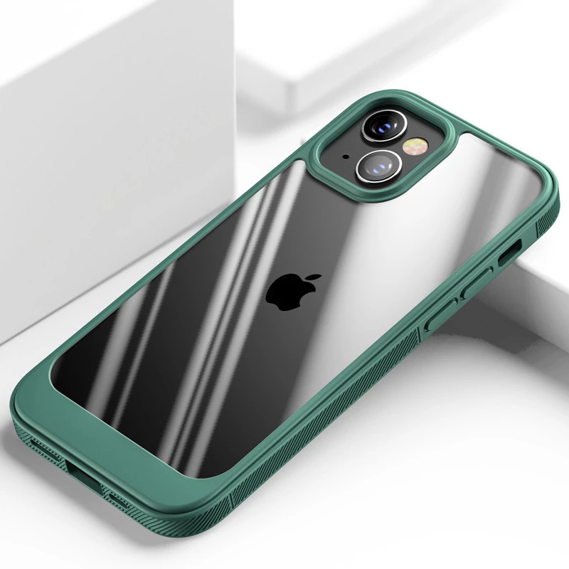 Силиконовый чехол с плотным ободком для Apple iPhone 13 (6.1") – Green. Фото 4 из 4