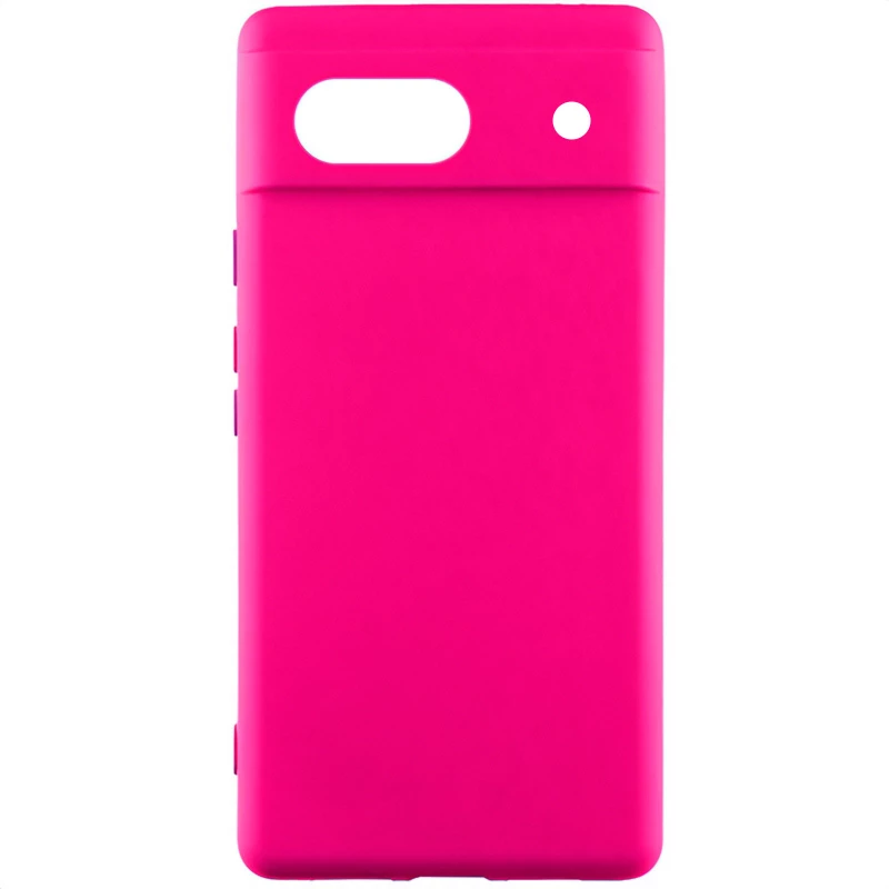 Чохол Silicone Case Lakshmi Premium з закритою камерою на Google Pixel 7a – Рожевий / Barbie pink. Фото 1 з 4