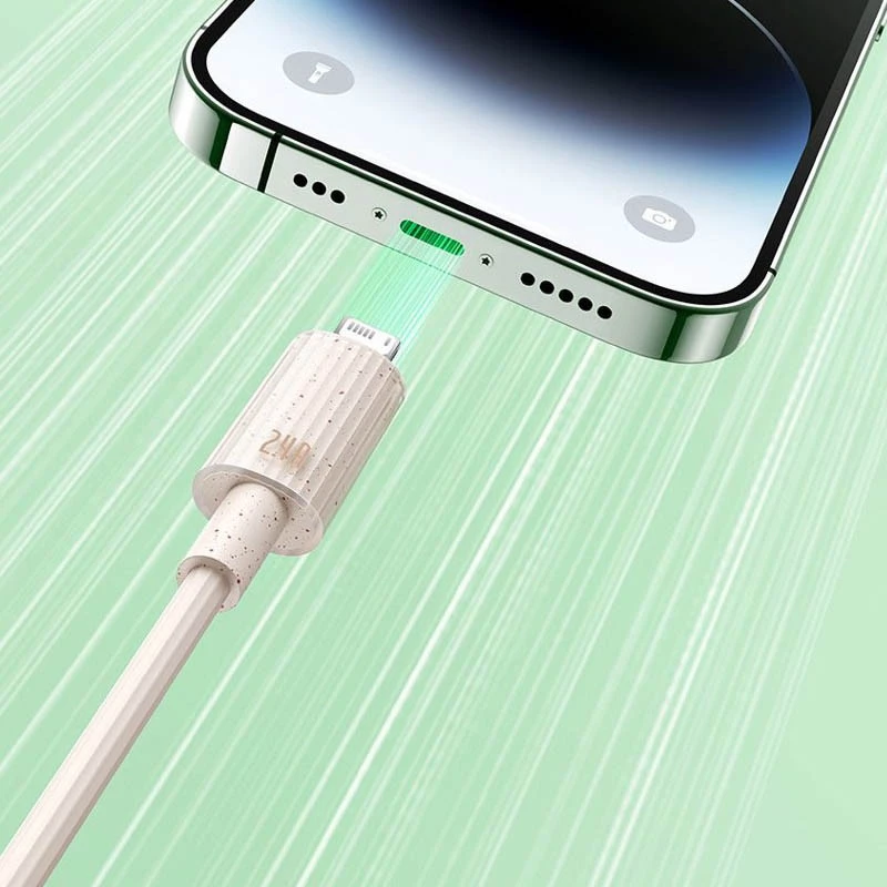 Дата кабель Baseus Habitat Series Fast Charging USB to Lightning 2.4A (1m) (P10360200421-0) фото 3 з 3