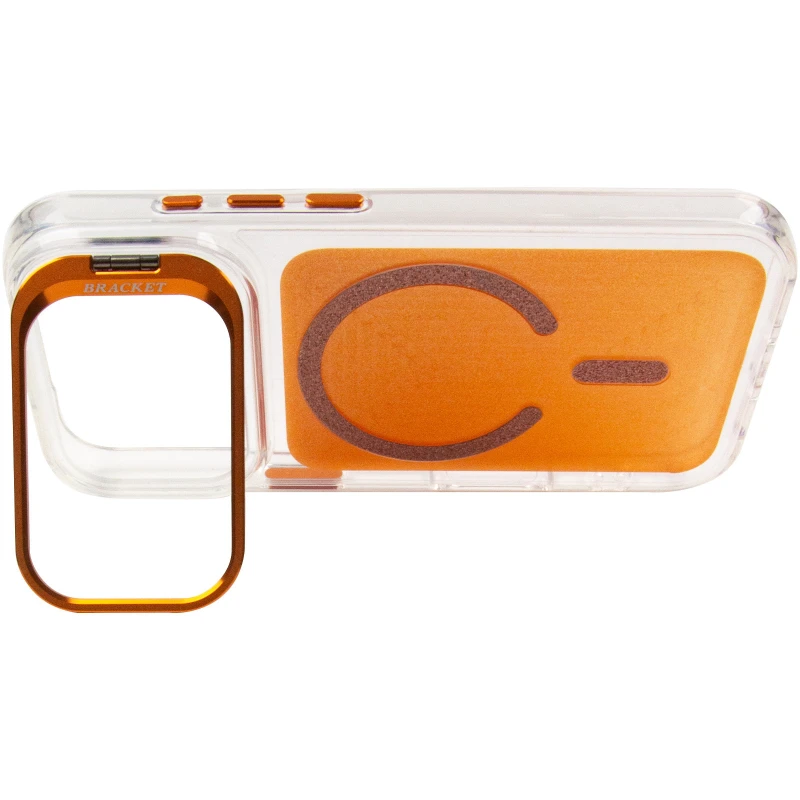 Чохол TPU+PC Jewel Sparkle with MagSafe для Apple iPhone 17 Pro (6.3") – Orange Sparkle. Фото 7 з 7