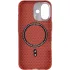 Чехол TPU+PC KVZV Triangular Pattern with Magnetic Fit для Apple iPhone 17 (6.3") – Red. Фото 5 из 7
