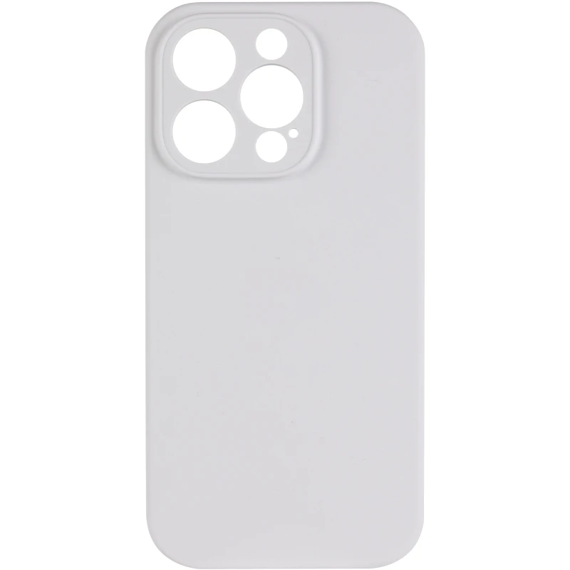 Чехол Silk Full Camera Protective (AA) NO LOGO для Apple iPhone 16 Pro Max – Белый / White. Фото 3 из 9
