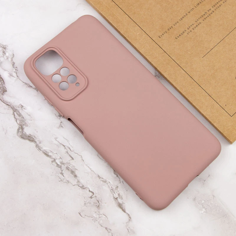 Чохол Silicone Case Lakshmi Premium із закритою камерою для Xiaomi Redmi Note 11 (Global) / Note 11S – Рожевий / Pink Sand. Фото 4 з 4