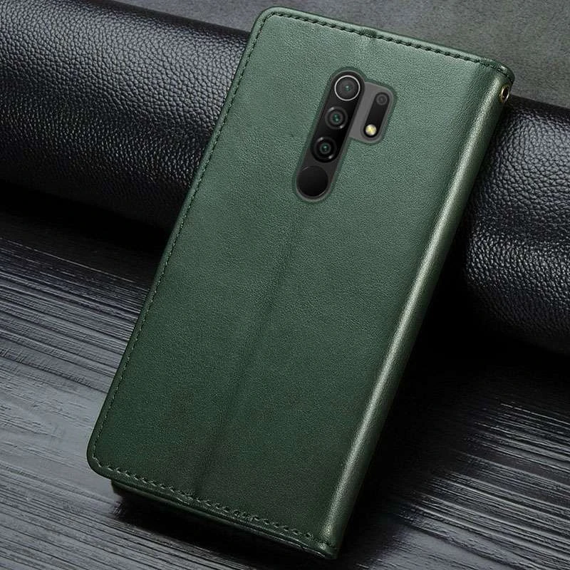 Чехол-книжка GETMAN галлант для Xiaomi Redmi Note 8 Pro – Зеленый. Фото 5 из 5