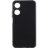 Чохол Silicone Case Lakshmi з закритою камерою на Oppo A18 – Чорний / Black. Фото 1 з 3