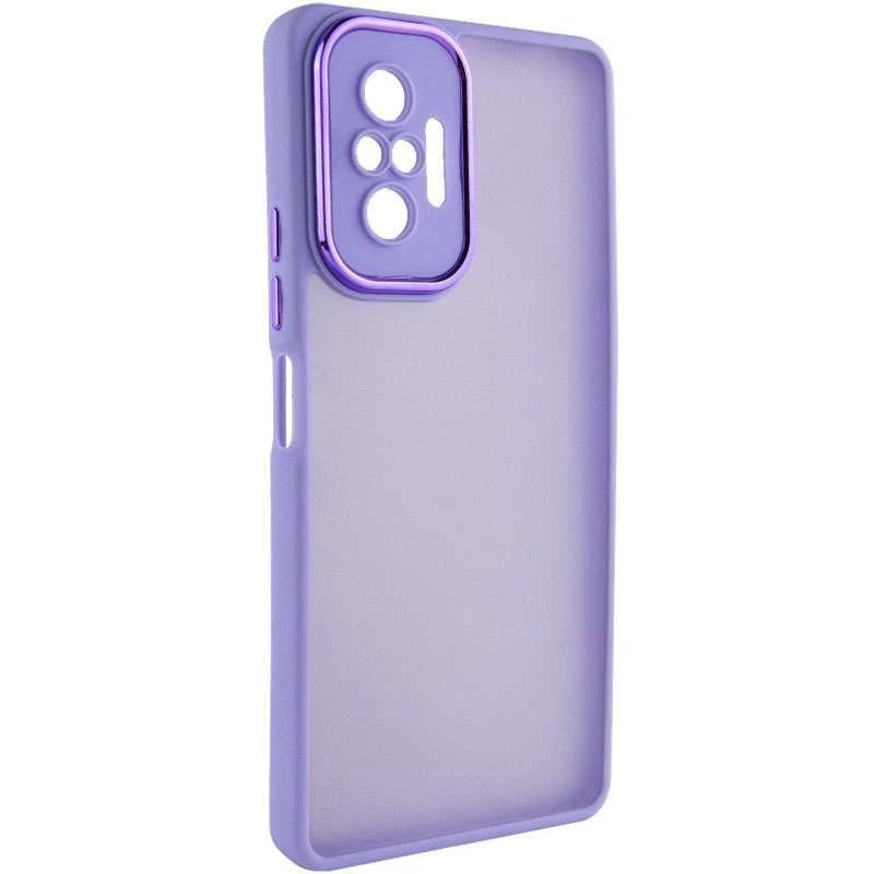 

TPU+PC чохол Accent на Xiaomi Redmi Note 10 Pro (White / Purple)