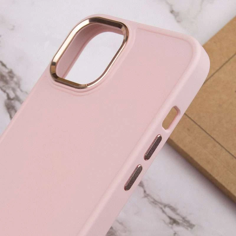 TPU чохол Bonbon з металевими кнопками на Apple iPhone 13 Pro (6.1") – Рожевий / Light pink. Фото 10 з 10