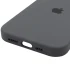 Чохол Silicone Case з закритим низом на Apple iPhone 16 – Сірий / Dark Gray. Фото 8 з 8