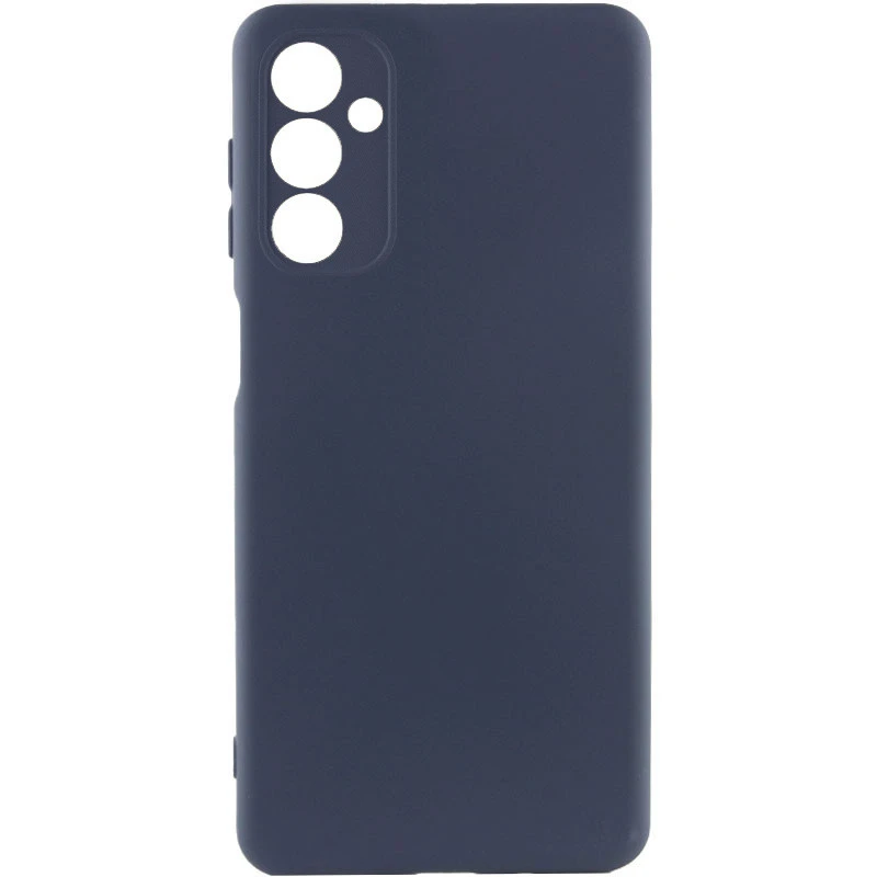 Кольоровий силіконовий чохол GETMAN із закритою камерою для Samsung Galaxy A27 – Синій / Midnight blue. Фото 1 з 2