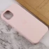Чехол Silicone case (AAA) with Magsafe and Animation для Apple iPhone 13 (6.1") – Розовый / Chalk Pink. Фото 7 из 7