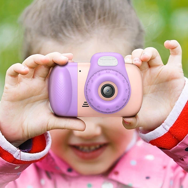 Дитяча фотокамера Hoco DV201 Dual lens – Pink. Фото 4 з 4