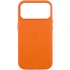 Кожаный чехол Silicone Case Premium с MagSafe and Animation для Apple iPhone 17 Pro (6.3") – Orange. Фото 1 из 1