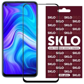 Захисне 3D скло SKLO на Xiaomi Redmi Note 9 5G / Note 9T фото 1 з 4