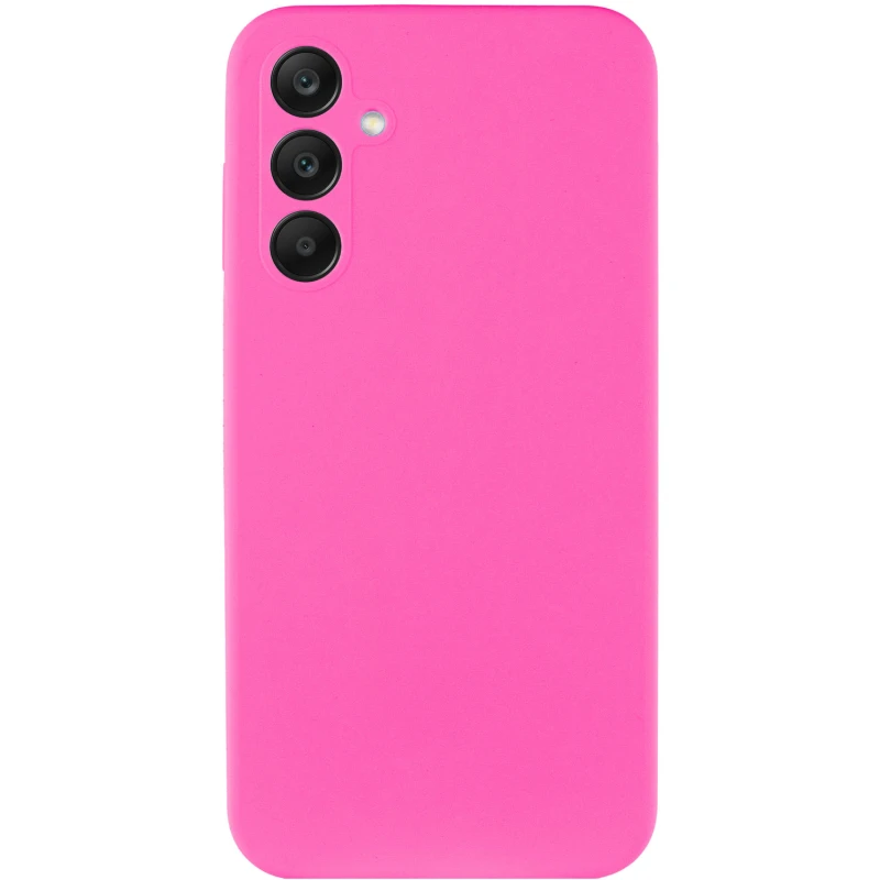 Чохол Silicone Case Lakshmi Premium із закритою камерою для Samsung Galaxy S25 – Рожевий / Barbie pink. Фото 4 з 9