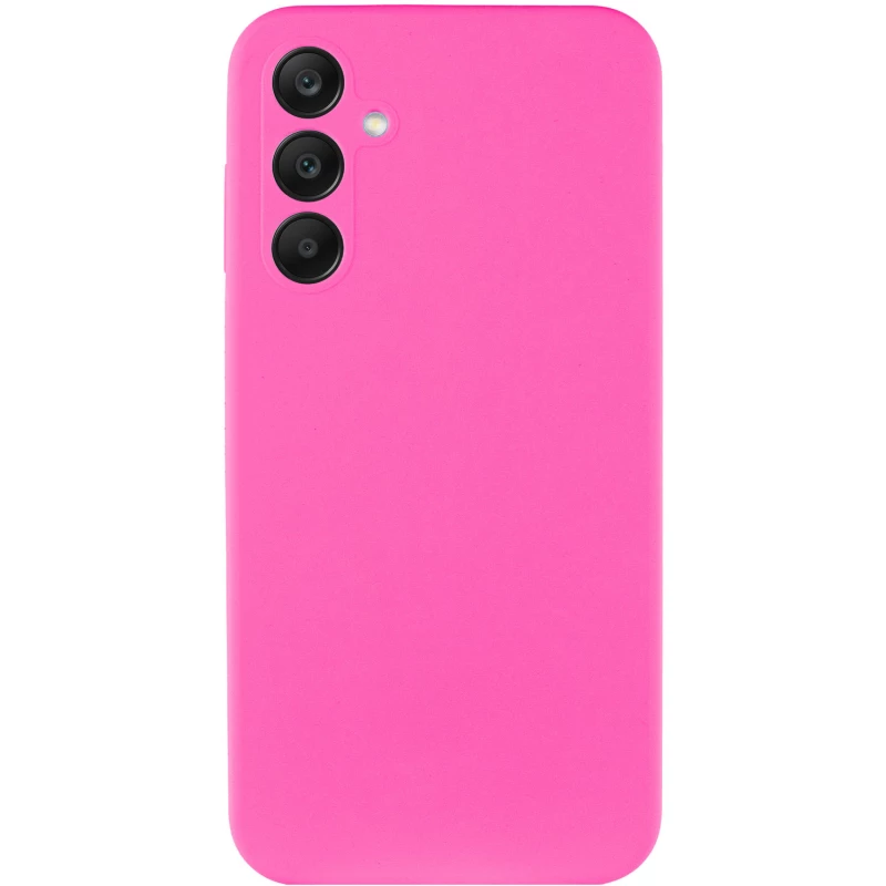 Чохол Silicone Case Lakshmi Premium з закритою камерою на Samsung Galaxy S25 – Рожевий / Barbie pink. Фото 4 з 9