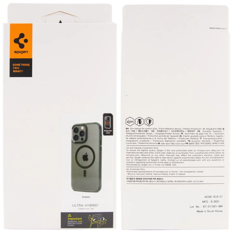 Чохол SGP Ultra Hybrid Mag на Apple iPhone 17 Pro Max (6.9") – Чорний. Фото 10 з 10