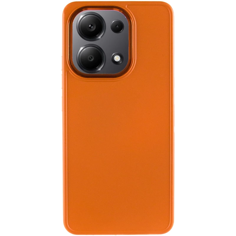 TPU чохол Bonbon з металевими кнопками на Xiaomi Redmi Note 13 Pro 4G – Помаранчевий / Papaya. Фото 6 з 17
