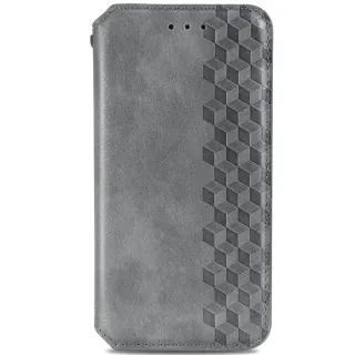 Чохол книжка GETMAN Cubic для Samsung Galaxy S20 FE — Сірий