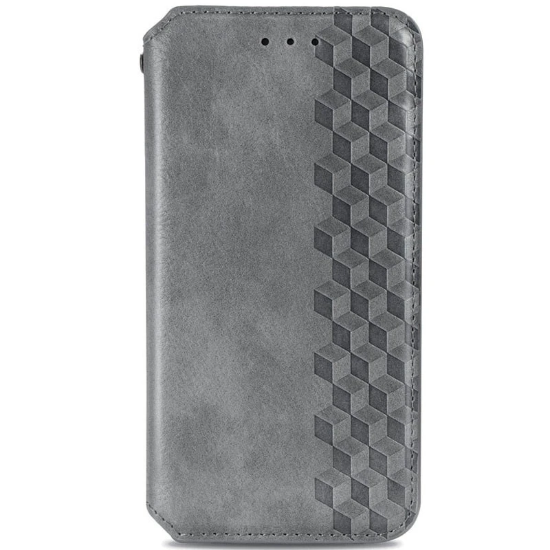 Чохол книжка GETMAN Cubic для Samsung Galaxy S21 FE – Сірий. Фото 1 з 5