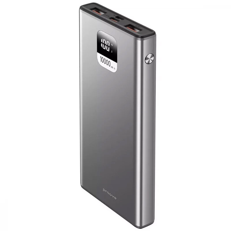 

Портативное зарядное устройство Proove Guardian 22.5W 10000 mAh (Metal gray)