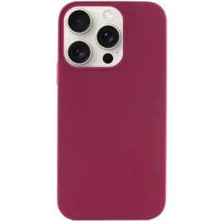 Чехол с закрытым низом Silicone Case для Apple iPhone 16 Pro Max фото 1 из 9