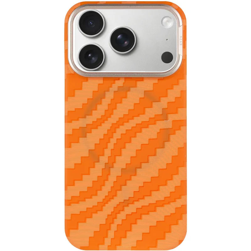 Чохол TPU+PC KVZV Kayla with Magnetic Fit для Apple iPhone 18 Pro Max – Orange. Фото 4 з 7