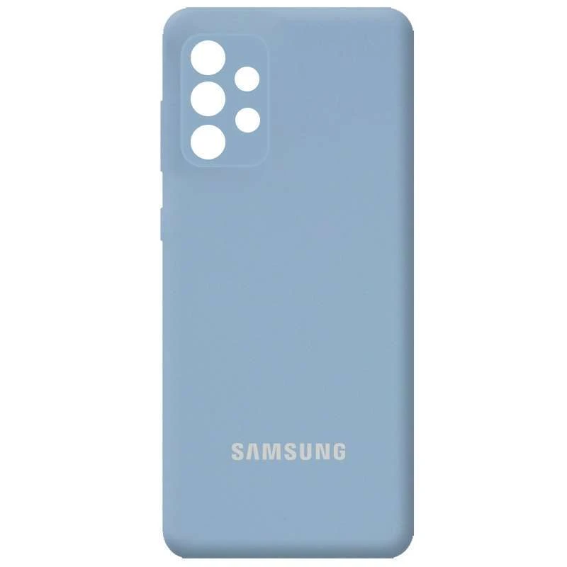 

Чехол Silicone Case с закрытым низом и защитой камеры для Samsung Galaxy A13 4G (Голубой / Lilac Blue), Блакитний / lilac blue