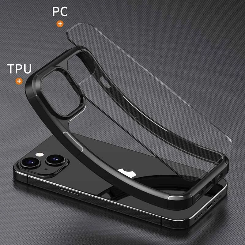 Ребристий чохол на Apple iPhone 15 (6.1") – Black. Фото 3 з 6