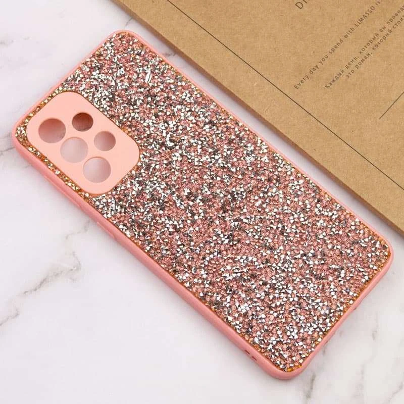 Чохол зі стразами та закритою камерою на Samsung Galaxy A33 5G – Pink. Фото 4 з 5