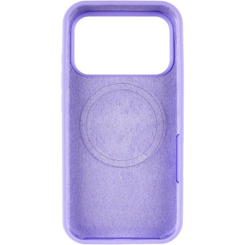 Чохол Silicone Case Full Protective (AA) V2 with MagSafe для Apple iPhone 17 Pro (6.3") – Бузковий / Dasheen. Фото 6 з 13