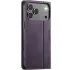 Шкіряний чохол-книжка CaseMe Velvet Matte для Apple iPhone 18 Pro Max – Purple. Фото 2 з 5