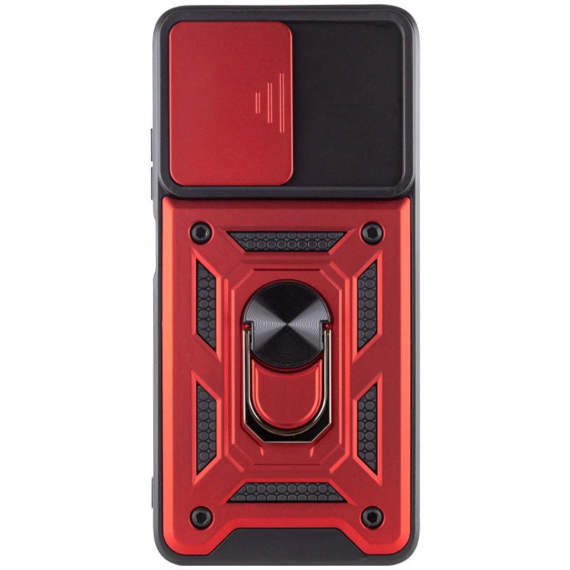 Удароміцний чохол Ummi Camshield Serge Ring (in box) для Samsung Galaxy M35 – Червоний / Red. Фото 4 з 4