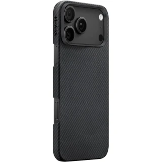 Чехол Aramid Fiber PTK Premium with MagSafe (NFC) для Apple iPhone 17 Pro (6.3") фото 1 з 3