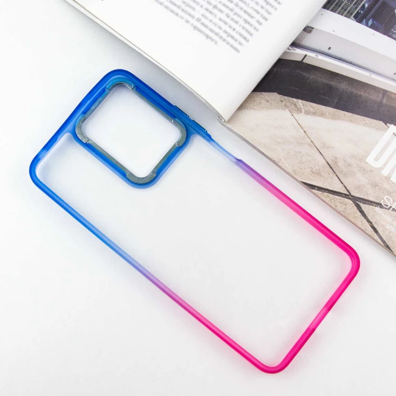 Силіконовий чохол фреш на Xiaomi Redmi 13C – Рожевий / Синій. Фото 6 з 9