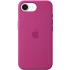Чохол Silicone case (AAA) with Magsafe для Apple iPhone 16e (6.1") – Fuchsia. Фото 1 з 2