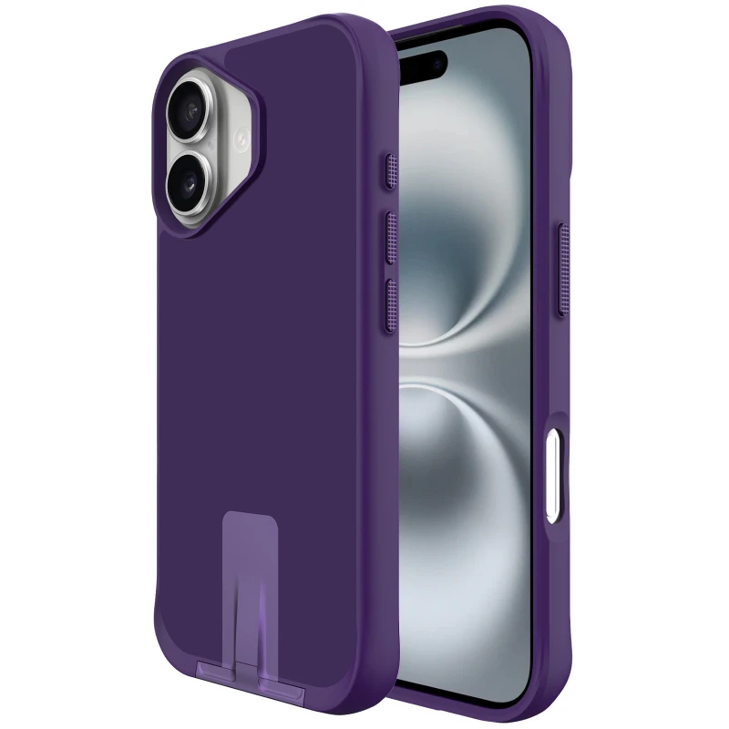 TPU+PC чохол Space Taurustar Magsafe with kickstand для Apple iPhone 17 (6.3") – Deep Blue. Фото 2 з 6