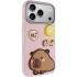 Чохол Labubu Toys для Apple iPhone 17 Pro Max (6.9") – Capybara / Pink. Фото 2 з 6