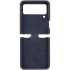 Чохол Foldables Silicone Cover Lakshmi (AAA) для Samsung Galaxy Z Flip4 – Темно-синій / Midnight blue. Фото 5 з 6