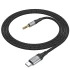 Аудио кабель Aux Hoco UPA26 Fresh Type-C to 3.5mm (1m) – Black. Фото 5 из 7