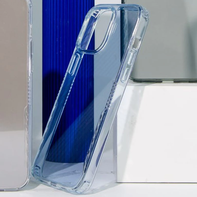 Ребристый силиконовый чехол на Apple iPhone 14 (6.1") – Blue. Фото 2 из 2