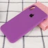 Чехол Silicone Case с закрытым низом для Apple iPhone XS Max (6.5") – Фиолетовый / Grape. Фото 2 из 3