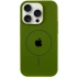 Чехол Silicone Armor Max with MagSafe для Apple iPhone 16 Plus – Зеленый / Dark Olive. Фото 2 из 2