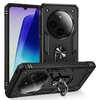 Протиударний чохол Serge Ring з кільцем на Xiaomi Poco C75 фото 1 з 1