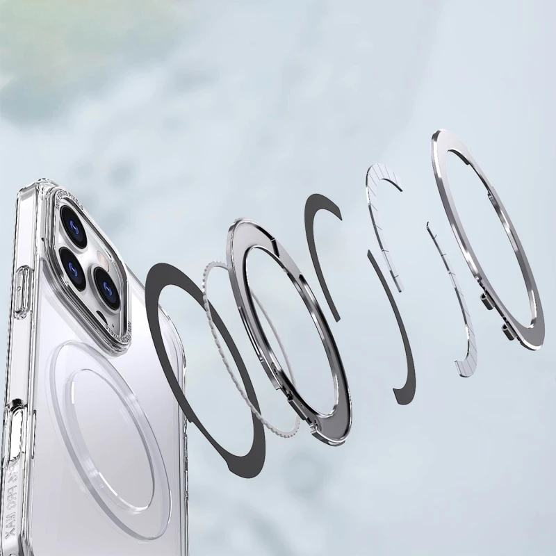 Чехол Empire with MagSafe and Ring для Apple iPhone 16 Pro Max – Clear. Фото 7 из 7