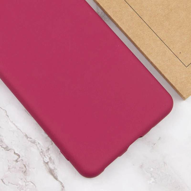 Чохол Silicone Case Lakshmi Plus з закритою камерою на Samsung Galaxy A36 5G – Бордовий / Marsala. Фото 7 з 8