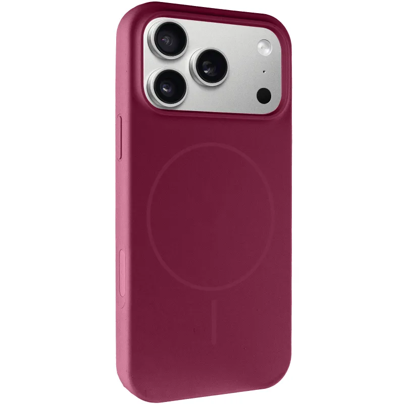 Чохол Silk Full Protective (AA) NO LOGO with Magnetic Fit для Apple iPhone 17 Pro Max (6.9") – Бордовий / Dark Cherry. Фото 1 з 1