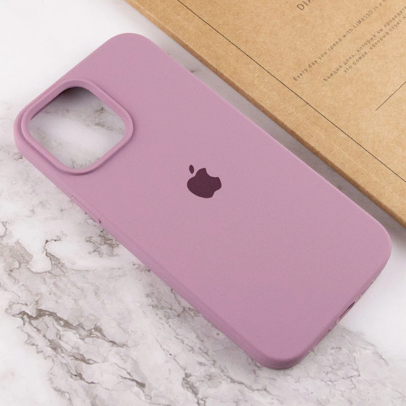 Чохол Silicone Case з закритим низом на Apple iPhone 16 Pro – Ліловий / Lilac Pride. Фото 10 з 10